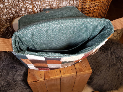 Sac Patchwork vert sapin